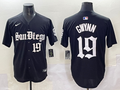 Men's San Diego Padres Tony Gwynn #19 Black Player Game Jersey