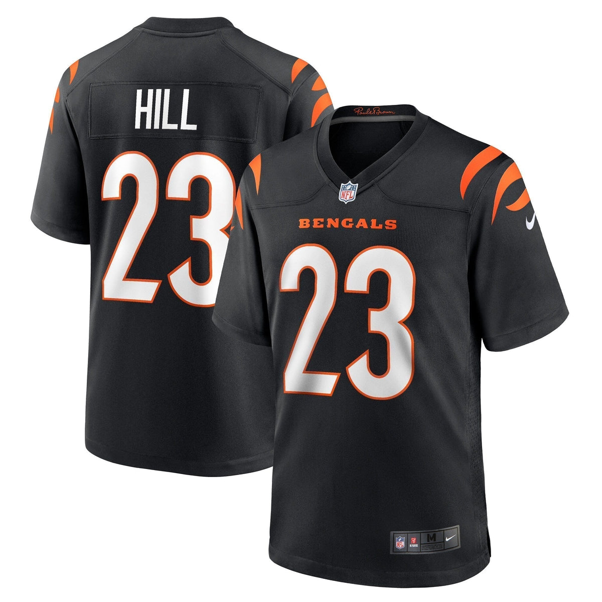 Daxton Hill Cincinnati Bengals    Game Jersey - Black