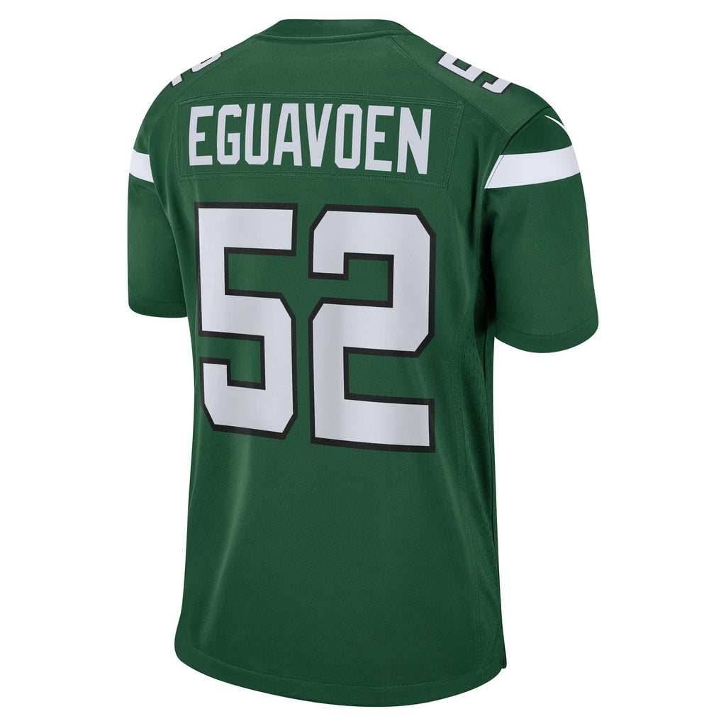 Sam Eguavoen New York Jets   Game Jersey - Gotham Green