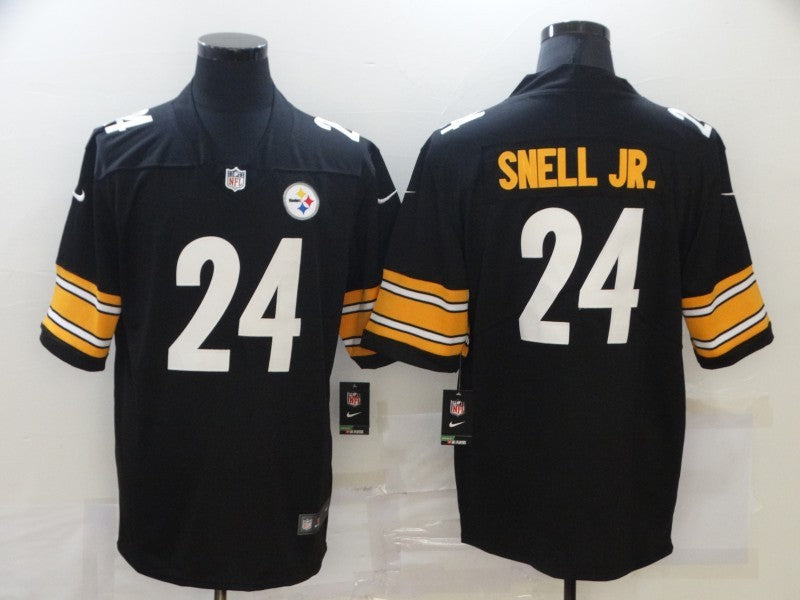 Men's Pittsburgh Steelers Benny Snell Jr. #24 Black Game Jersey1