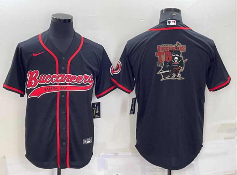 Men's Tampa Bay Buccaneers Black Game Jersey1