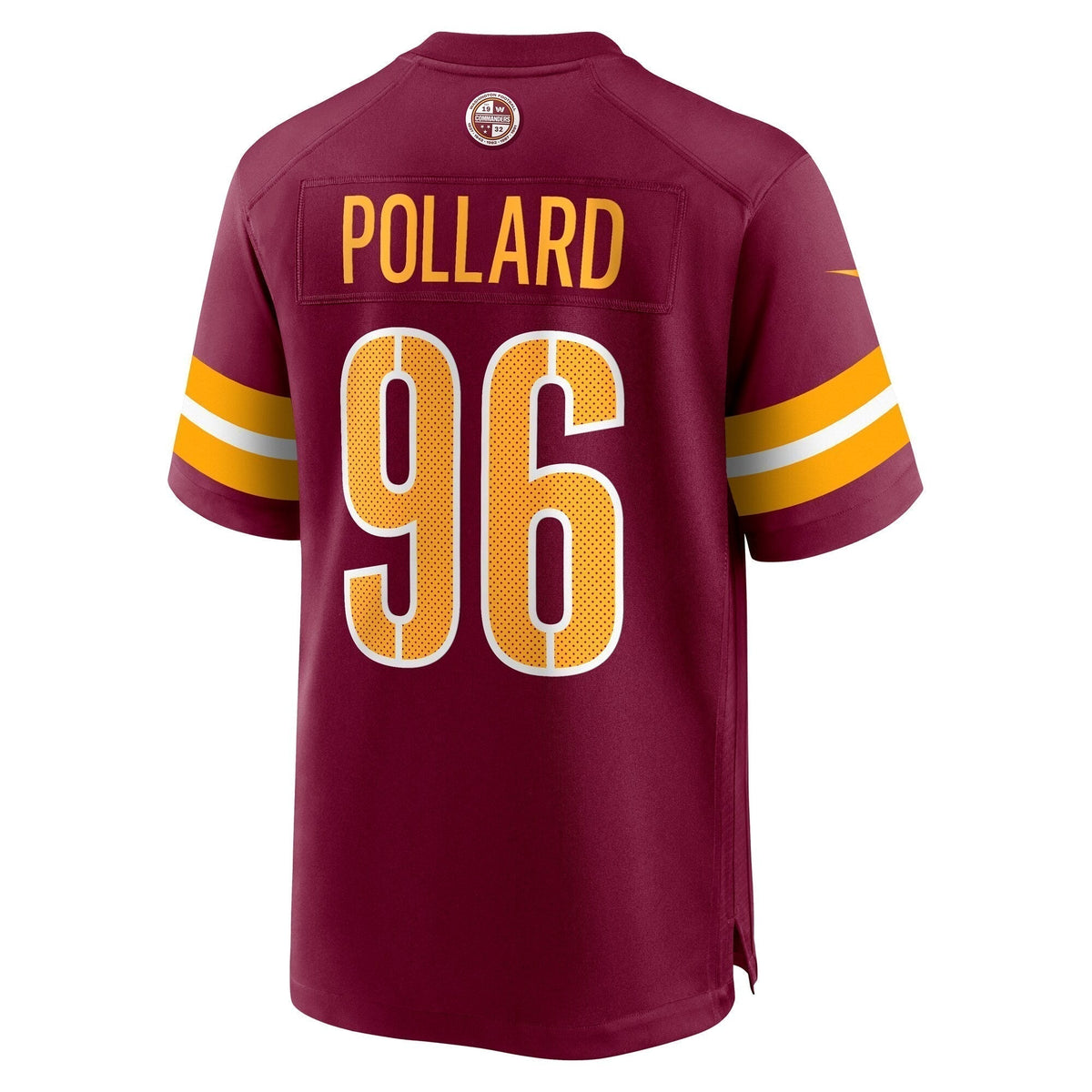 Norell Pollard Washington Commanders   Game Jersey -  Burgundy