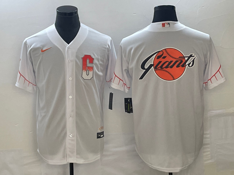 Men's San Francisco Giants White City Connect Replica Team Jersey1