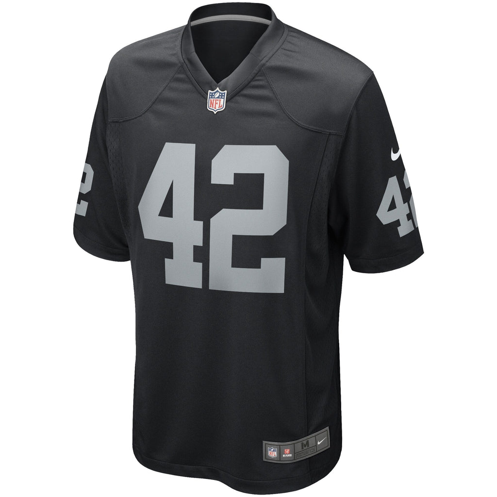 Ronnie Lott Las Vegas Raiders  Game Retired   Jersey - Black