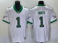 Men's New York Jets Ahmad Sauce Gardner #1 White Legacy Player Game Jersey1