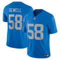 Penei Sewell Detroit Lions  Vapor F.U.S.E. Alternate Limited Jersey - Blue