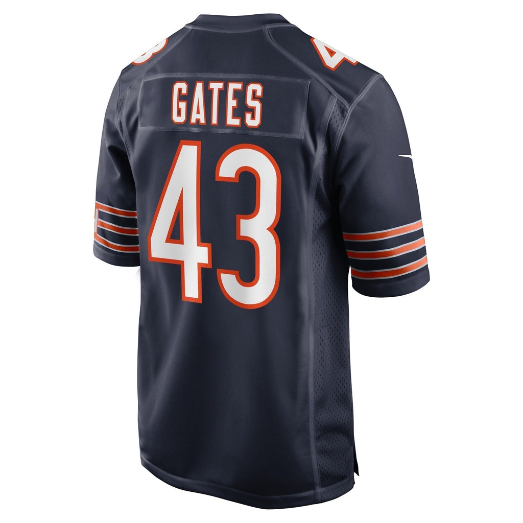 DeMarquis Gates Chicago Bears  Game   Jersey - Navy