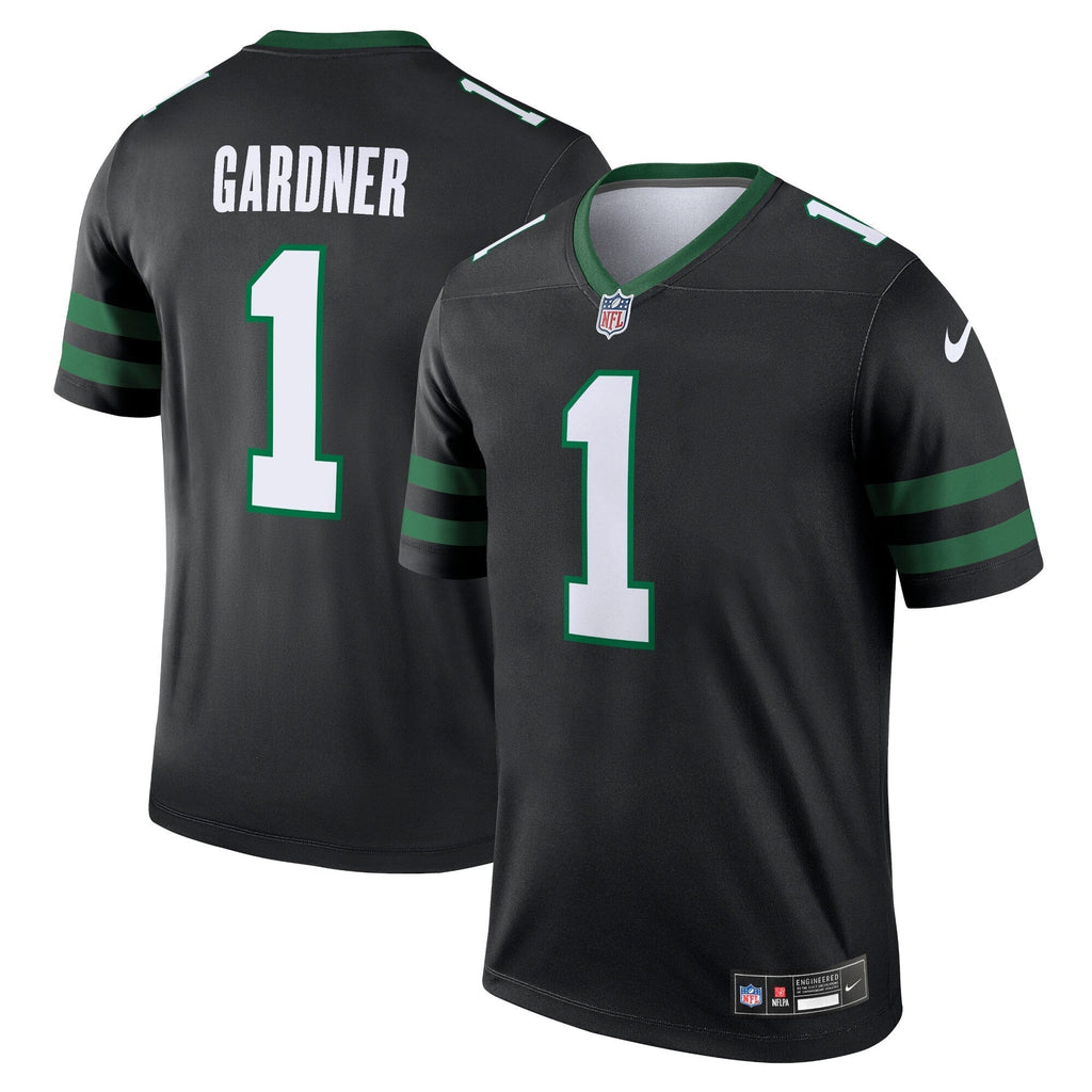 Ahmad Sauce Gardner New York Jets  Alternate Legend Jersey  - Legacy Black