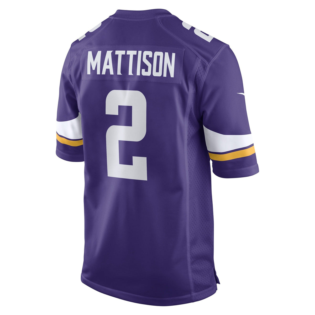 Alexander Mattison Minnesota Vikings  Game   Jersey - Purple