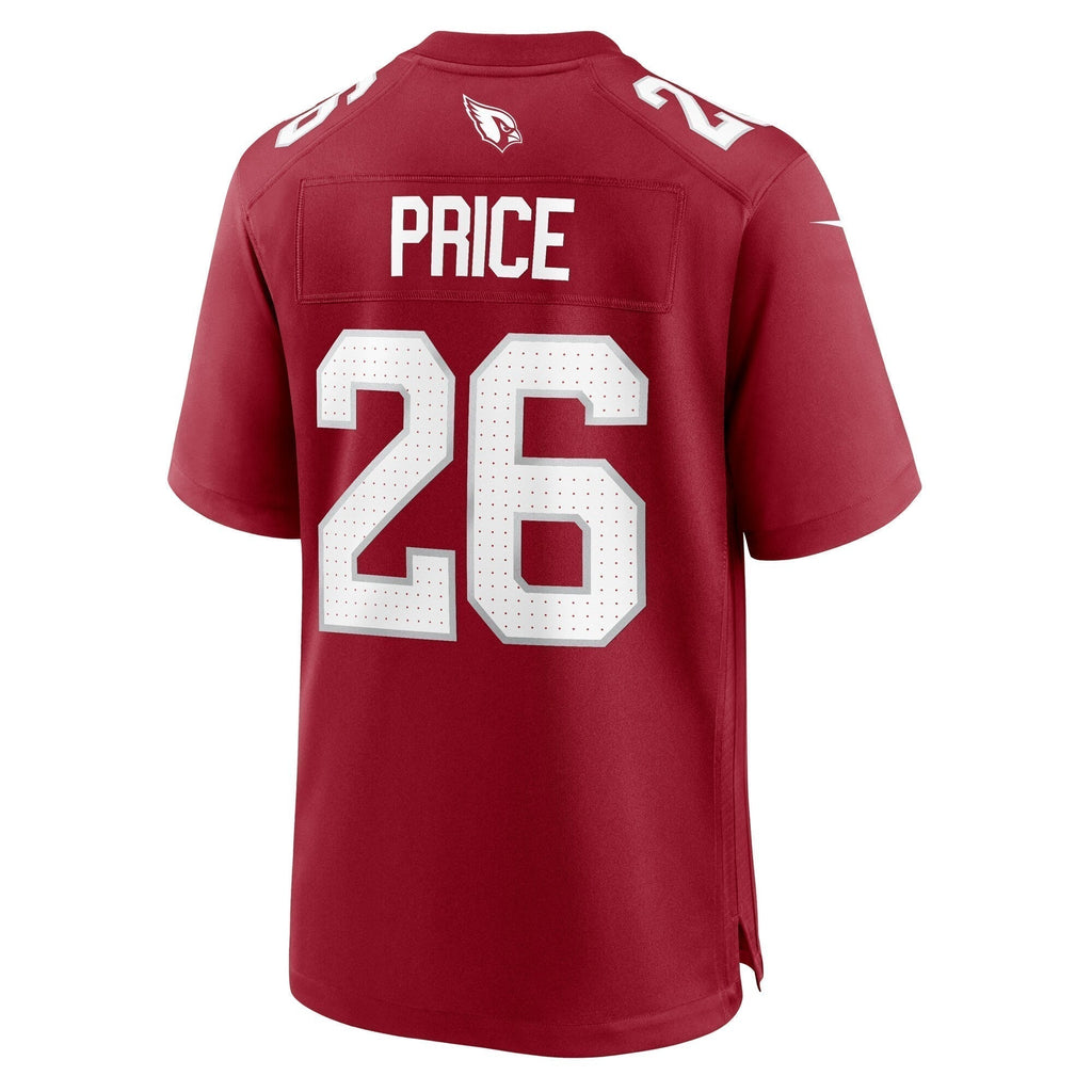 Bobby Price Arizona Cardinals  Team Game Jersey -  Cardinal