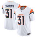Justin Simmons Denver Broncos  Vapor F.U.S.E. Limited Jersey - White