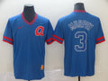 Men's Atlanta Braves Dale Murphy #3 Blue Replica Player Jersey1