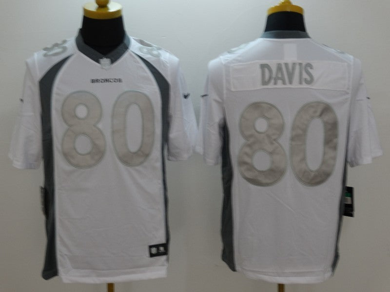 Men's Denver Broncos Julius Thomas #80 White Game Jersey1