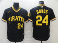 Men's Pittsburgh Pirates Barry Bonds #24 Black Fashion Stitched Jersey1