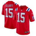 Ezekiel Elliott New England Patriots  Male Adult Alternate Game   Jersey - Red