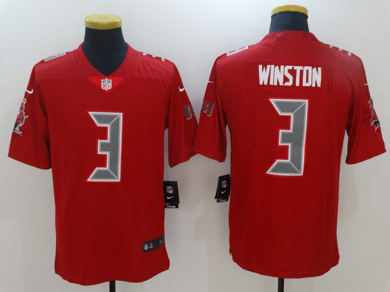 Men's Tampa Bay Buccaneers Jameis Winston #3 Red Game Jersey1