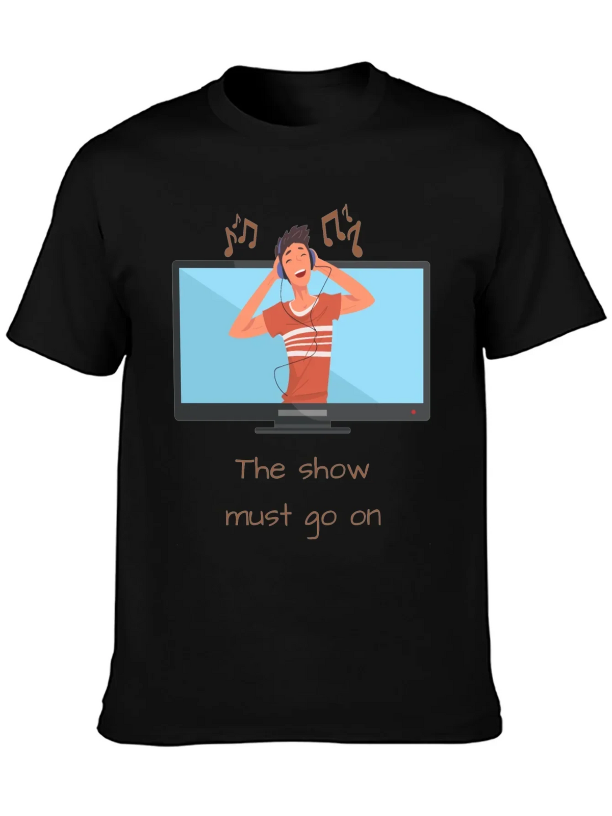 The Show Must Go On Graphic Tee