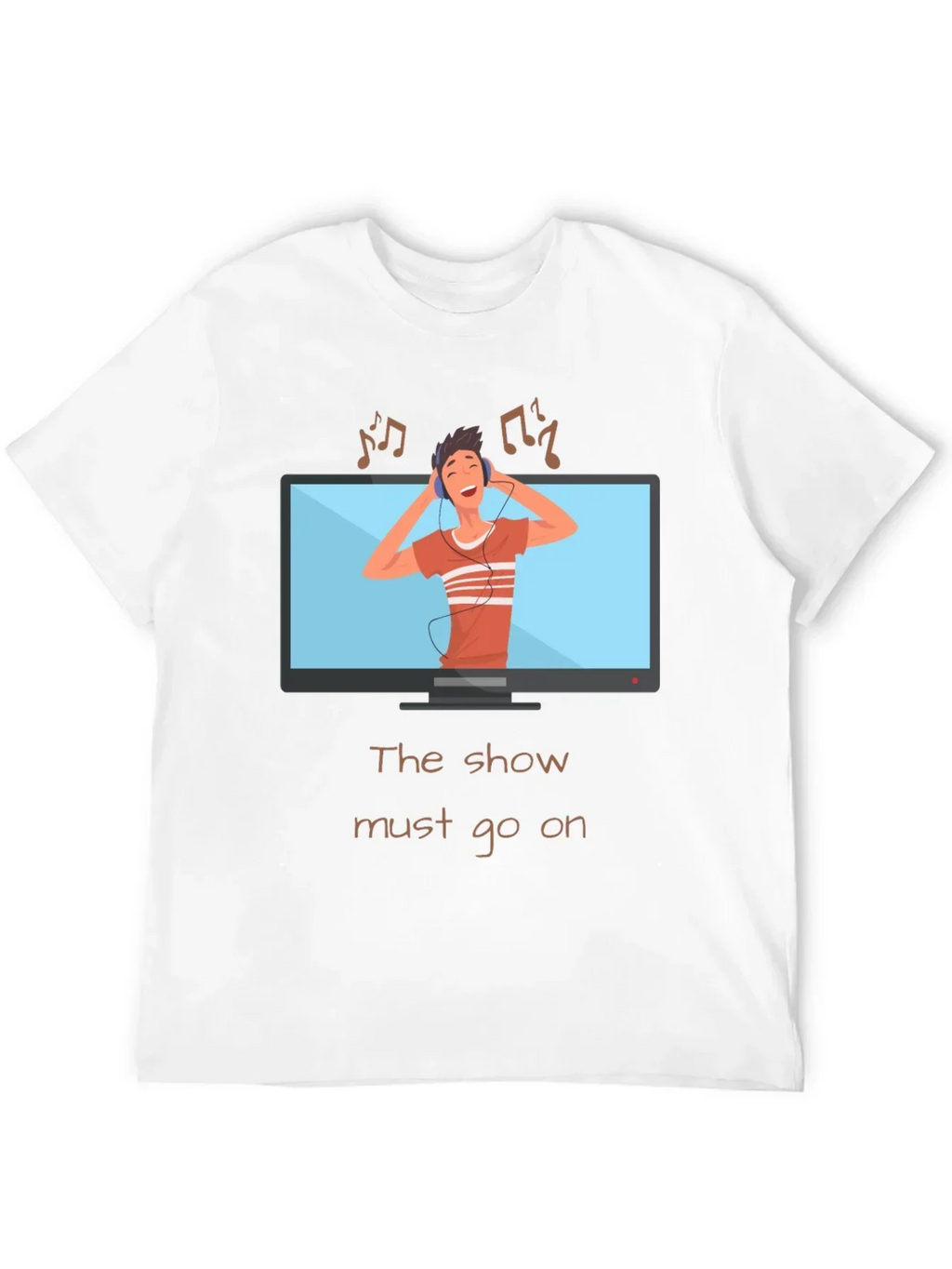 The Show Must Go On Graphic Tee