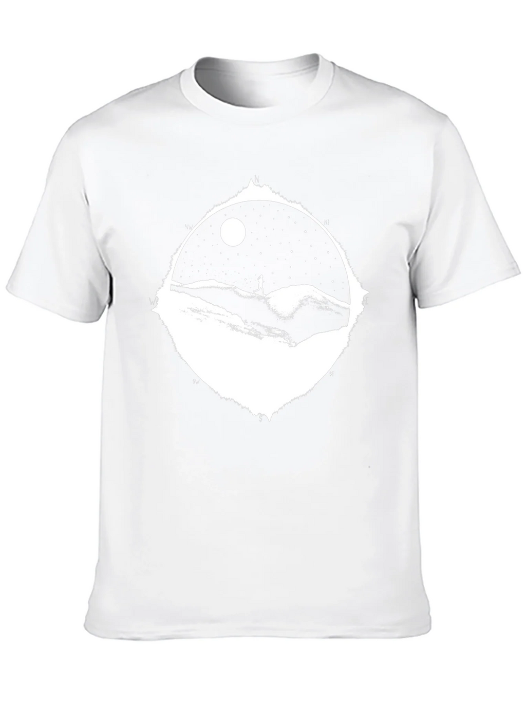 Starry Night Run T-Shirt - Black Cotton Tee