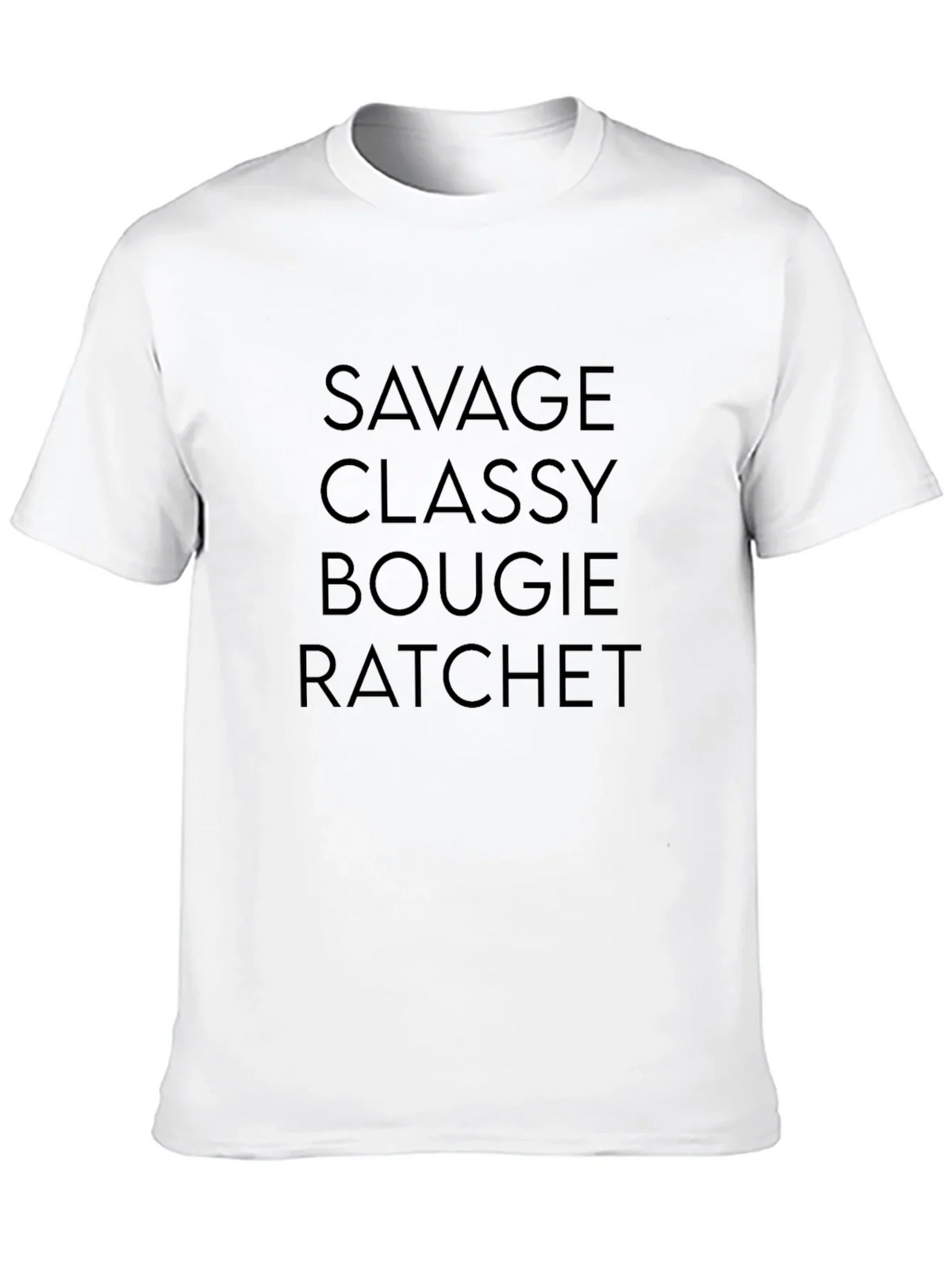 Savage Classy Bougie Ratchet Graphic Tee - Black