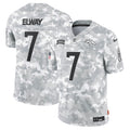 John Elway Denver Broncos  2024 Salute to Service Retired   Limited Jersey - Arctic Camo