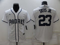 Men's San Diego Padres Fernando Tatis Jr. #23  White Stitched Jersey1