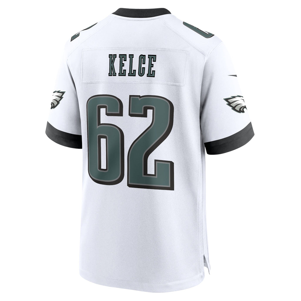 Jason Kelce Philadelphia Eagles  White Game Jersey - White