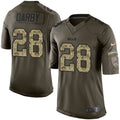 Bills #28 Ronald Darby Green Youth Stitched  Limited Salute to Service Jersey