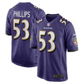 Del'Shawn Phillips Baltimore Ravens  Game   Jersey - Purple