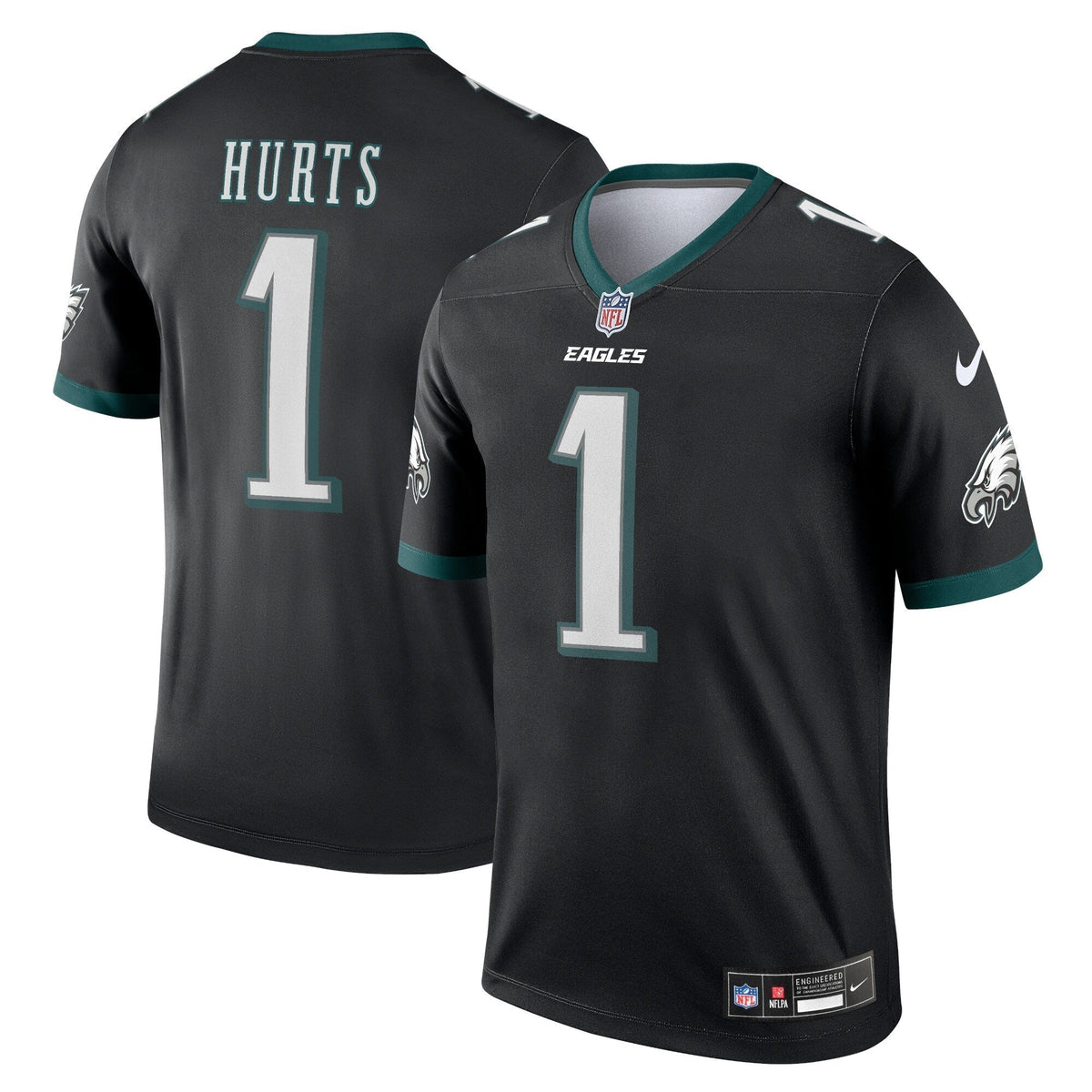 Jalen Hurts Philadelphia Eagles  Legend Jersey - Black