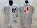 Men's New York Yankees White Home Replica Team Jersey1