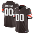 Custom Cleveland Browns Brown Home Jersey - Brown