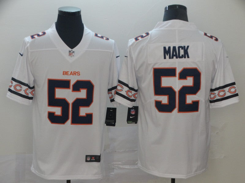 Men's Chicago Bears #52 Khalil Mack White Game Jersey1