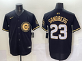 Men's Chicago Cubs Ryne Sandberg #23 Black Alternate Limited Player Jersey