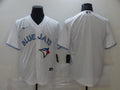 Men's Toronto Blue Jays White Home Blank Replica Jersey1