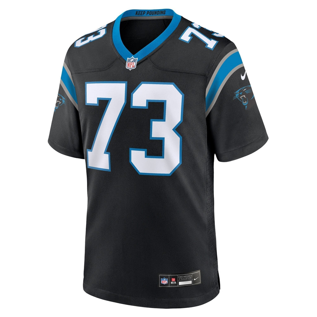 Rashard Lawrence Carolina Panthers   Game Jersey -  Black