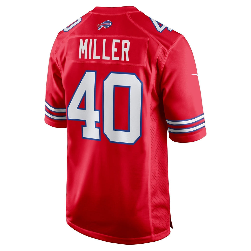 Von Miller Buffalo Bills  Alternate Game Jersey - Red