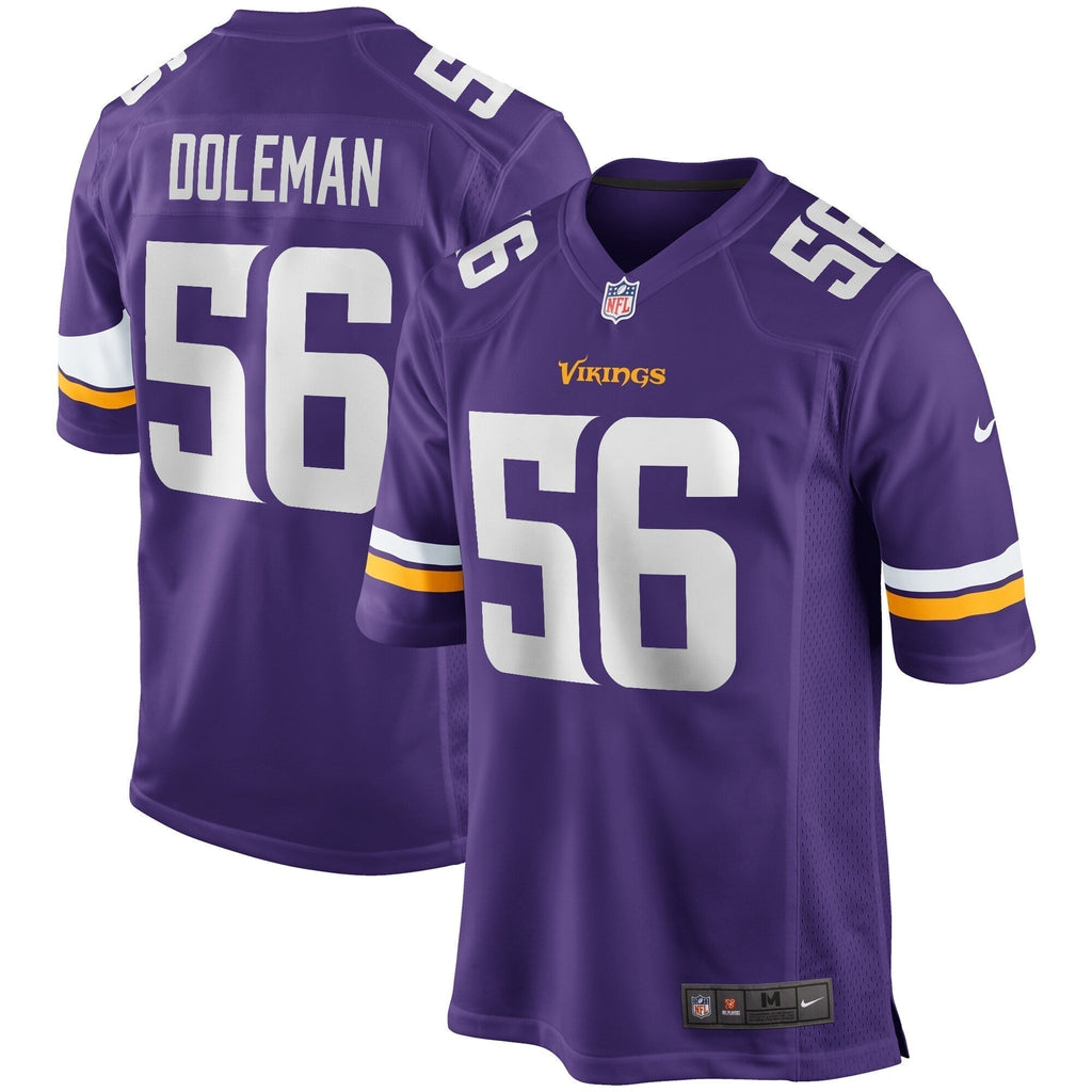 Chris Doleman Minnesota Vikings  Game Retired   Jersey - Purple