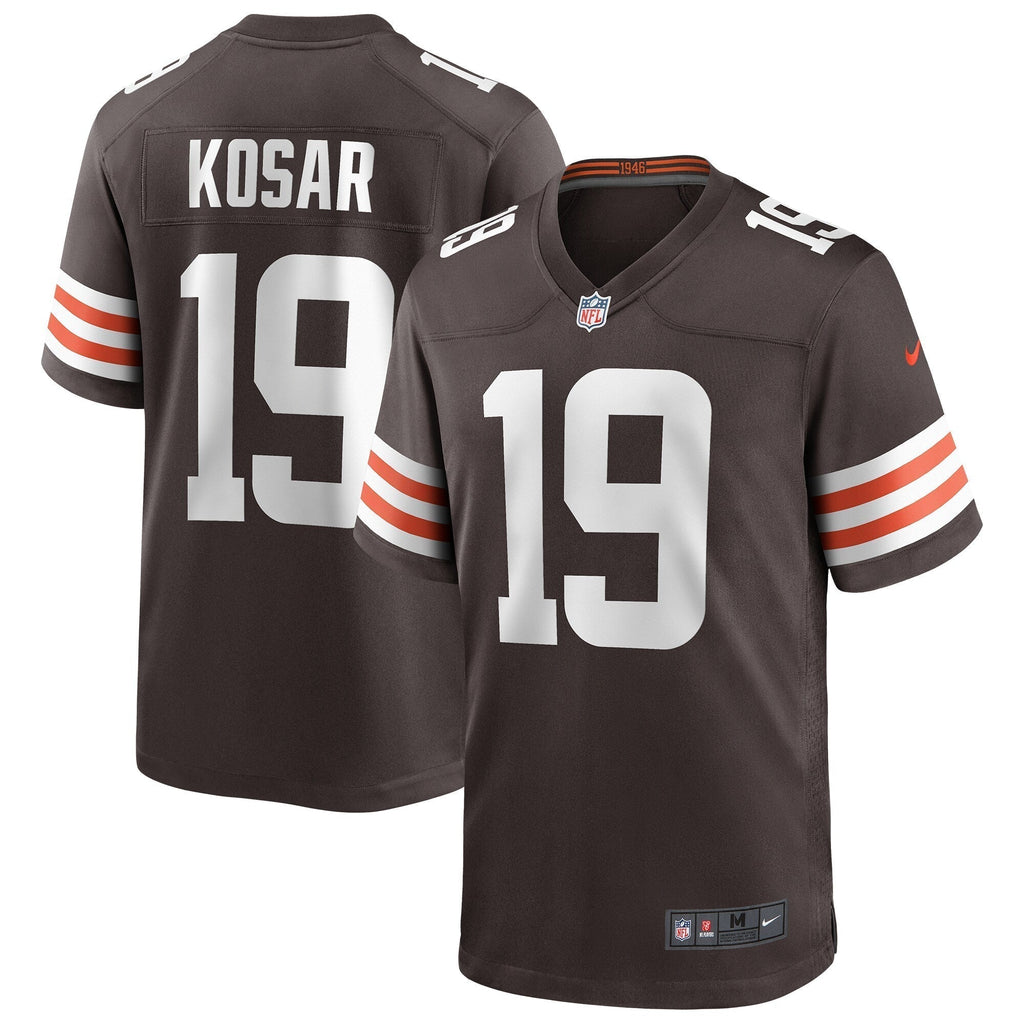 Bernie Kosar Cleveland Browns  Game Retired   Jersey - Brown
