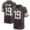 Bernie Kosar Cleveland Browns  Game Retired   Jersey - Brown
