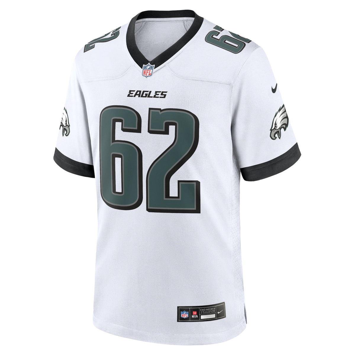 Jason Kelce Philadelphia Eagles  White Game Jersey - White
