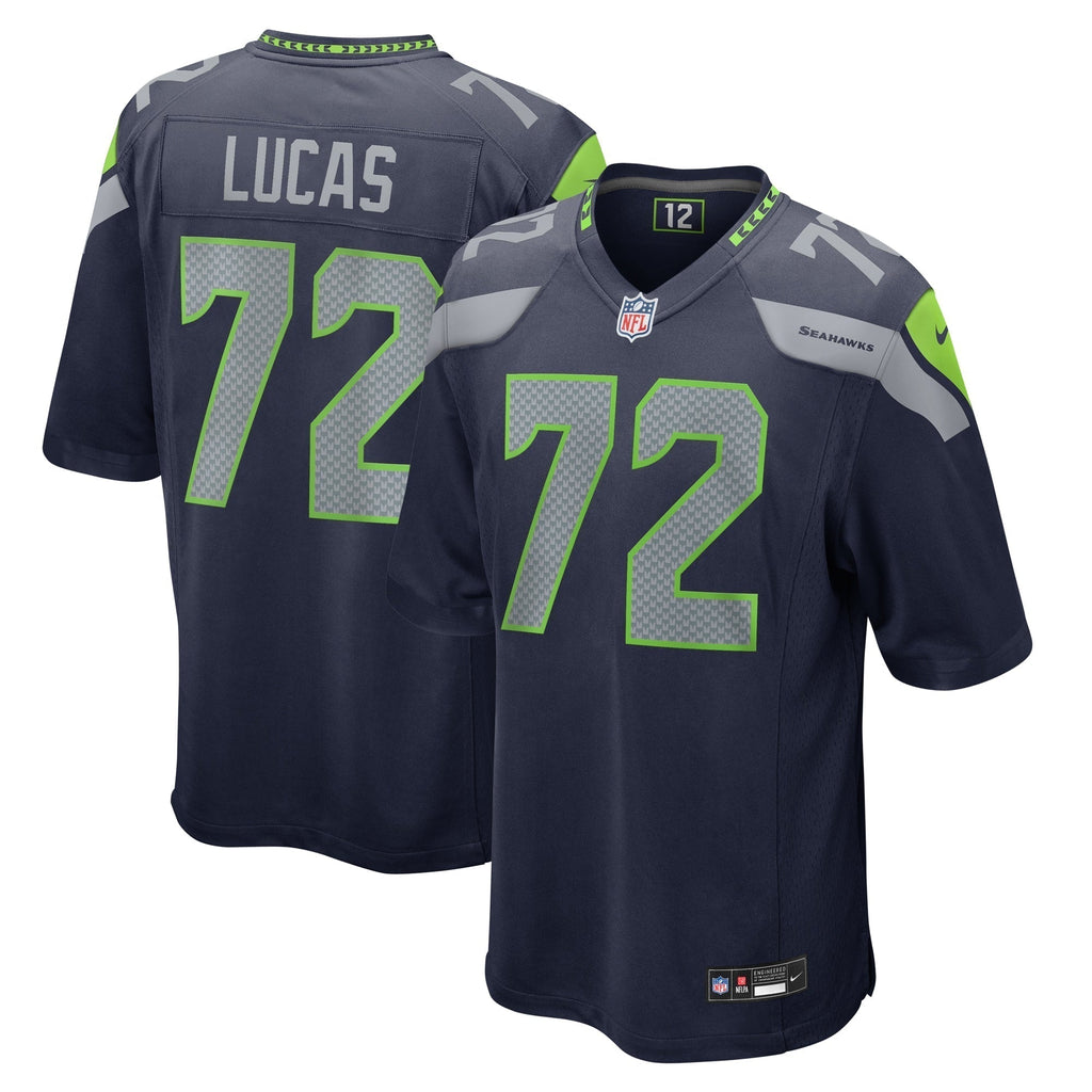 Abraham Lucas Seattle Seahawks   Game Jersey -  College Navy