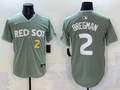 Men's Boston Red Sox Alex Bregman #2 Gray 2025 City Connect Limited Player Jersey