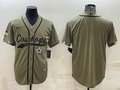 Men's Dallas Cowboys Olive 2022 Salute To Service Limited Blank Jersey1