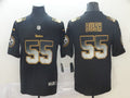 Men's Pittsburgh Steelers Devon Bush Jr. #55 Black Authentic Game Jersey1