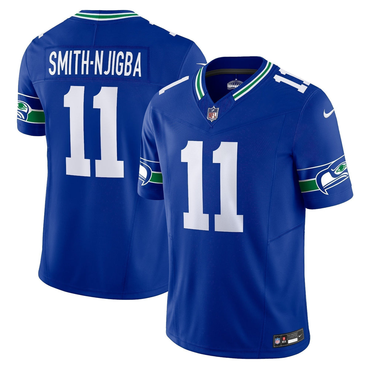 Jaxon Smith-Njigba Seattle Seahawks  Alternate Vapor F.U.S.E. Limited Jersey - Royal