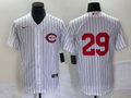 Men's Cincinnati Reds TJ Friedl #29 White 2022  at Field of Dreams Game Authentic Player Jersey