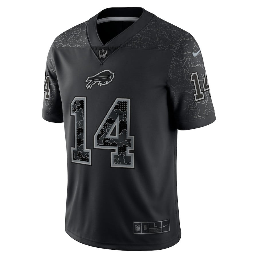 Stefon Diggs Buffalo Bills RFLCTV Limited Jersey - Black