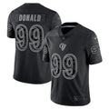Aaron Donald Los Angeles Rams  RFLCTV Limited Jersey - Black
