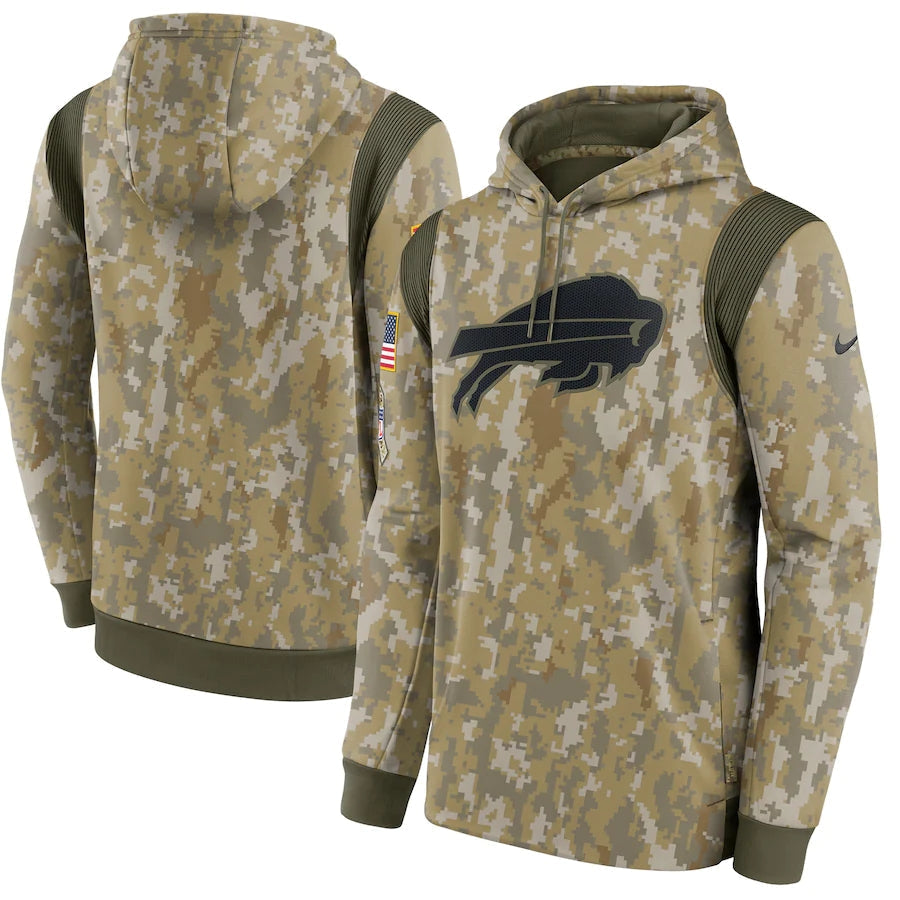 Men's Buffalo Bills  2021 Salute to Service Hoodie1 Camouflage